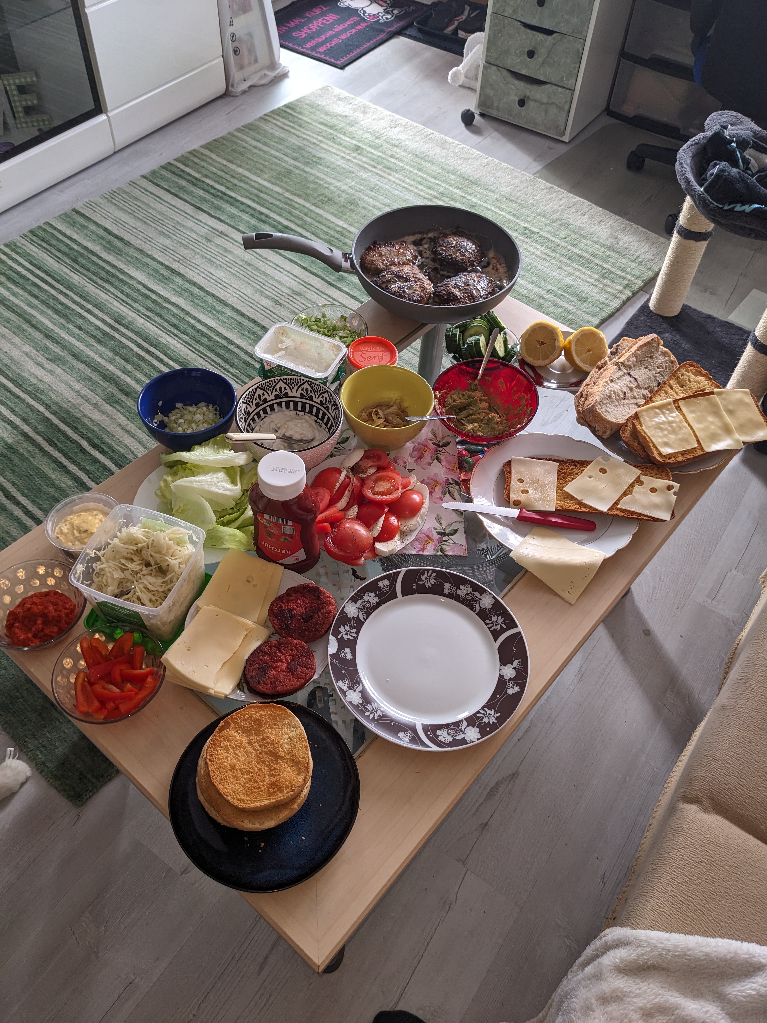 Bauernfrühstück U-Boot Sandwich